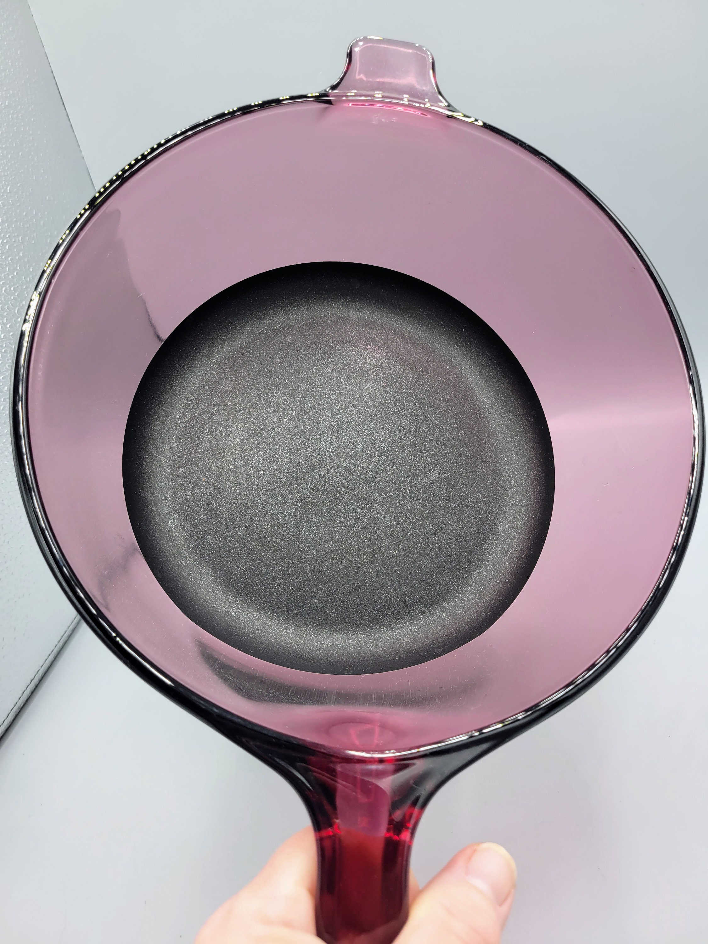 Vintage Corning Visions Ware Cranberry Pink Glass Cookware Pots You Choose:  1.5 or 2.5 Liter Nonstick Teflon Line Saucepans & PYREX Lids -  Hong  Kong