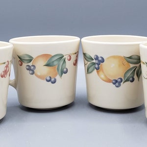 Corelle Corning Abundance Fruit Motif Replacement Dinnerware Dishes ~ YOU CHOOSE: Set of Cereal Bowls, Suprema Coffee Cups, Drinking Glasses