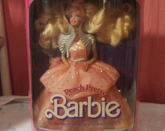 peach pretty barbie