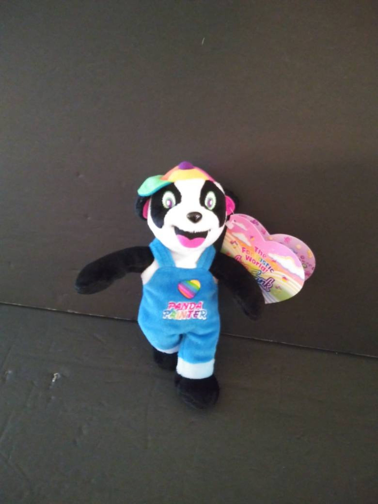 Vintage Lisa Frank Painting Panda Plush Bear with tags Etsy