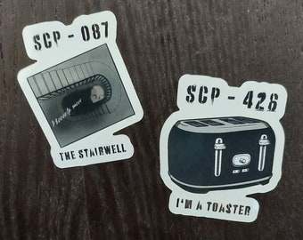 SCP-682 and SCP-999 3 Vinyl Sticker Glossy -  México