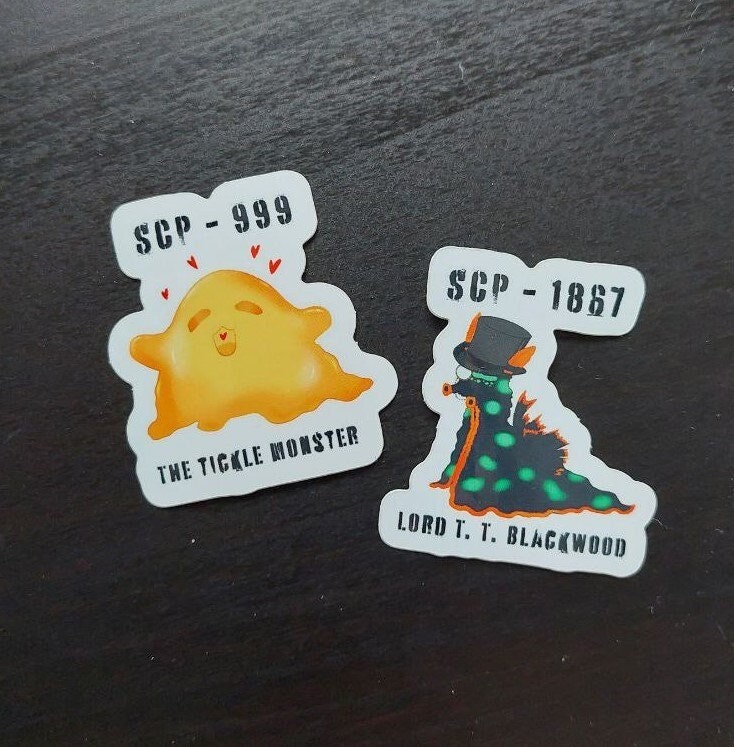 Tickle Monster SCP 999 Hard Enamel Gold Pin 