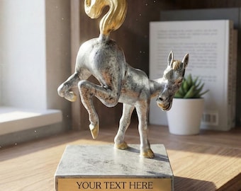 Funny Loser Trophy - Bobble Horse Butt Last Place Jackass Award - Personalize it Now!