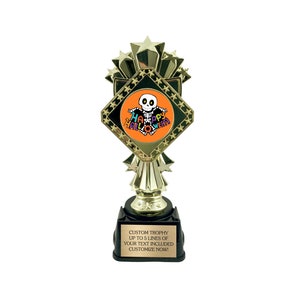 Best Costume Trophy Customized - Personalized Halloween Award - Choose Your Logo!