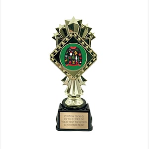 9&quot; Ugly Sweater Trophy Personalized Award for Christmas Party