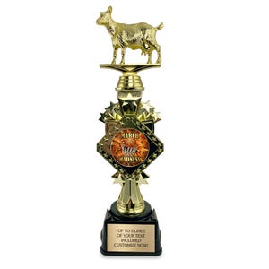 March Madness Goat Trophy 2026 – Personalized Basketball Bracket Award