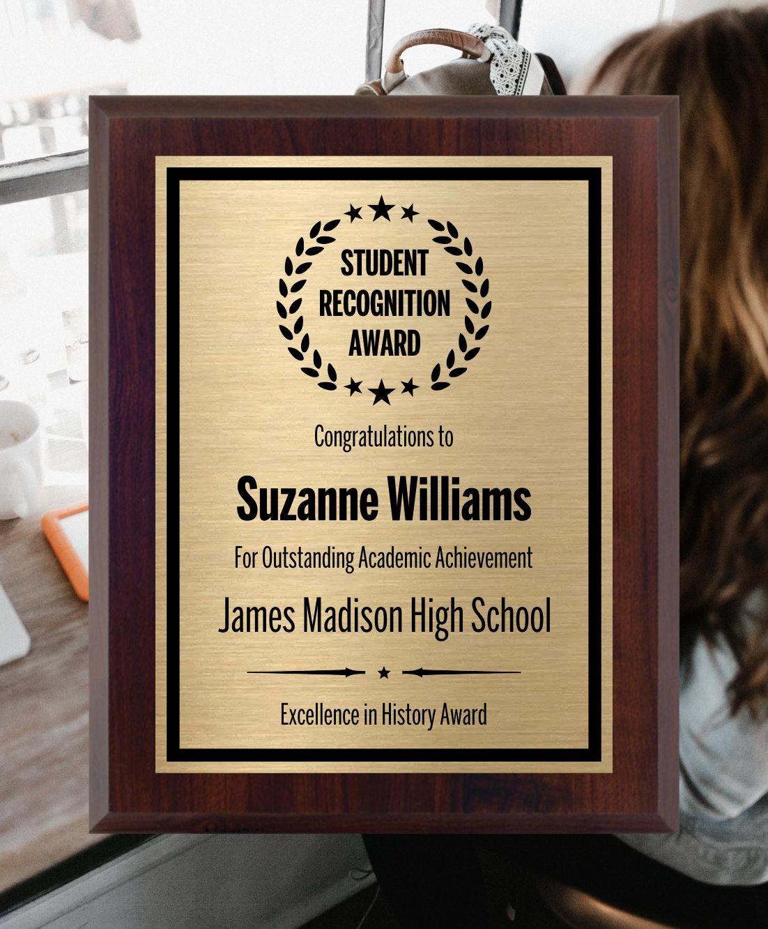 Student Recognition Award Customized Academic Plaque for Etsy