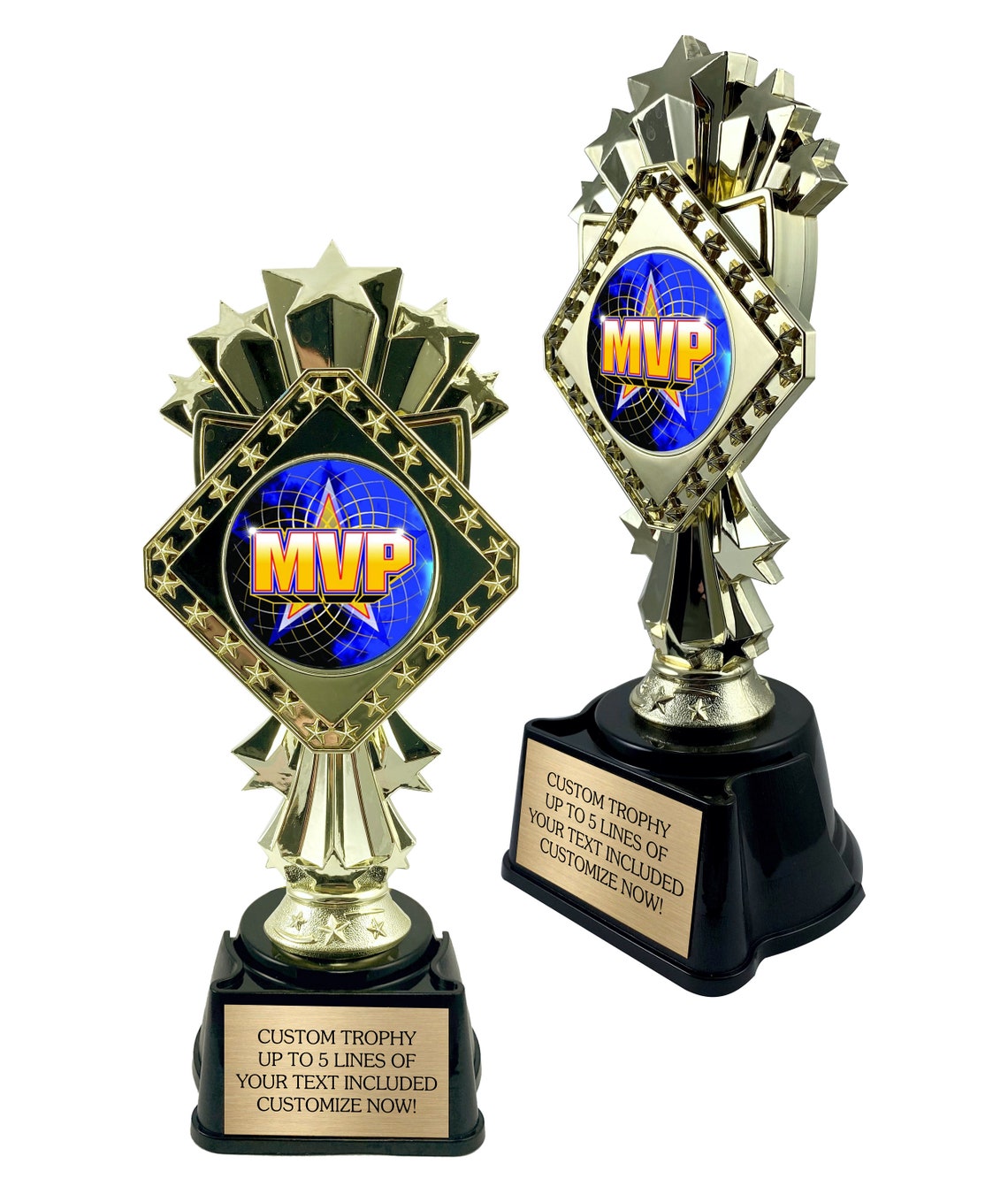 9 Custom Trophy With Engraved Plate Send Us Your Logo or Etsy Australia