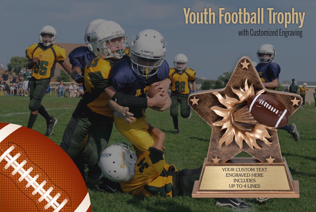 Youth Football Trophy Customized Award Trophies for Football Team