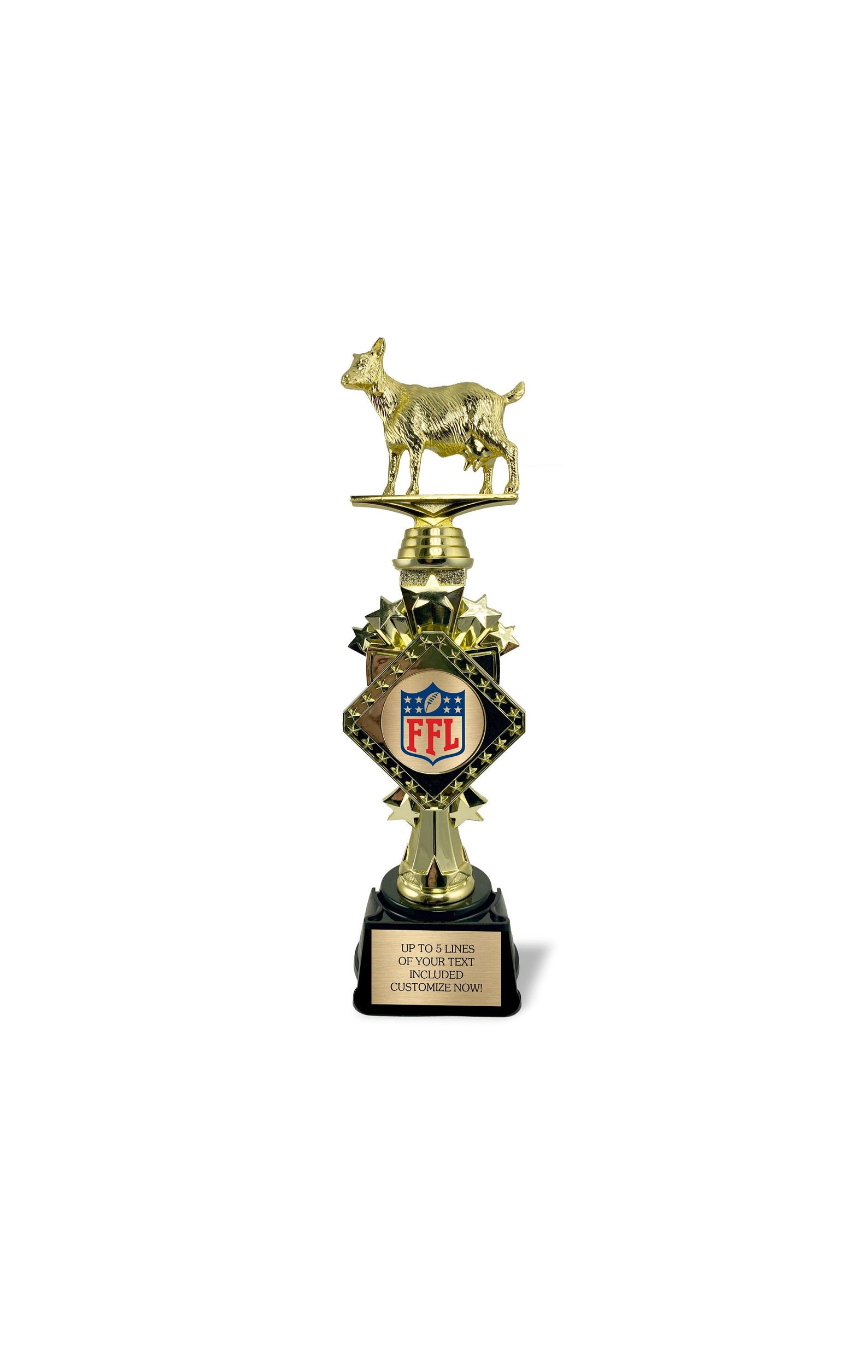 Custom Fantasy Football Trophy 2022 First Place Winner Award Etsy