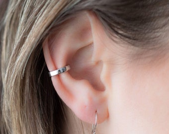 Sterling Silver Ear Cuff, No Piercing Cuff, Cuff For Ears, Earring Cuff, Silver Conch Cuff, No Piercing Earrings, Silver Conch Hoop