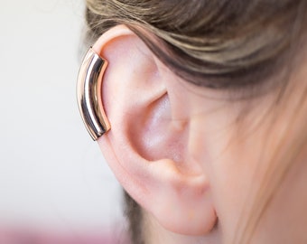 Rose Gold Helix Ear Cuff, No Piercing Cuff, Cuff For Ears, Earring Cuff, Helix Cuff, No Piercing Earrings, Earring Cuff, Gold Cuff Earring