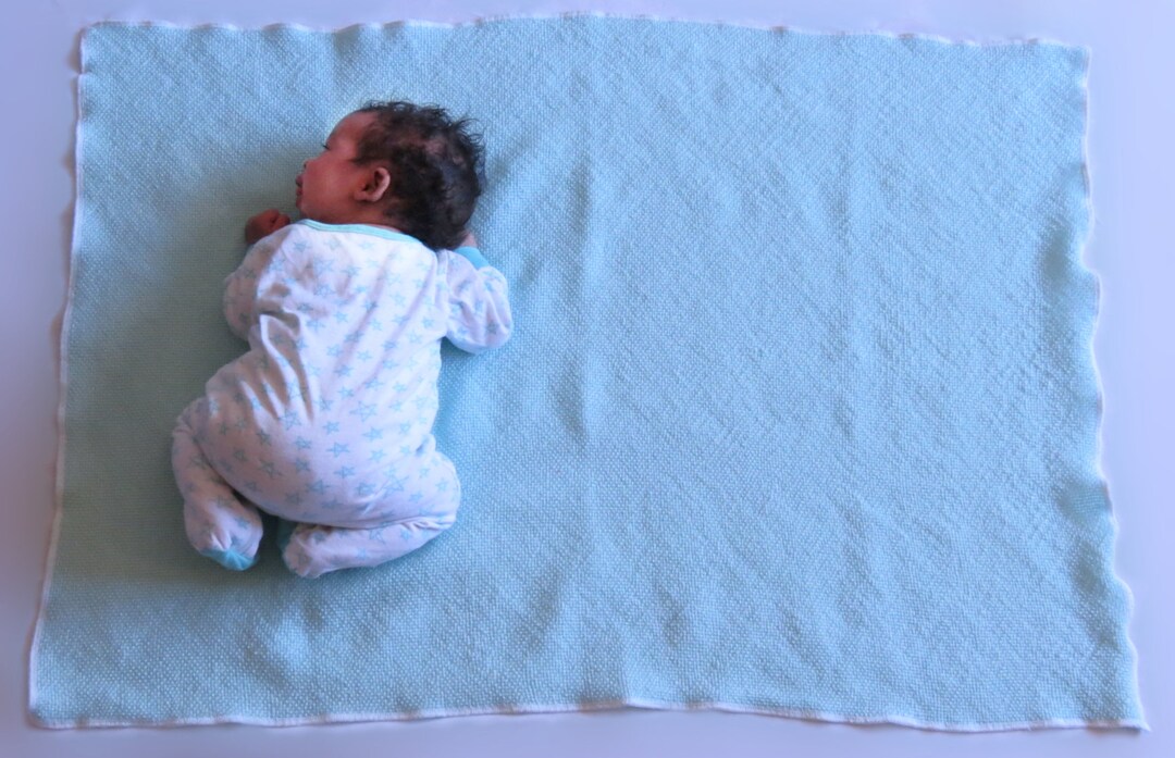 Rigid Heddle Loom Woven Acrylic Baby Blanket for Baby Shower Etsy