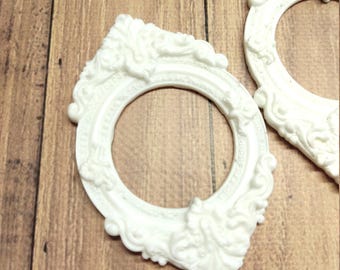 Baroque Dollhouse Frame, Miniature Resin scrapbooking Applique
