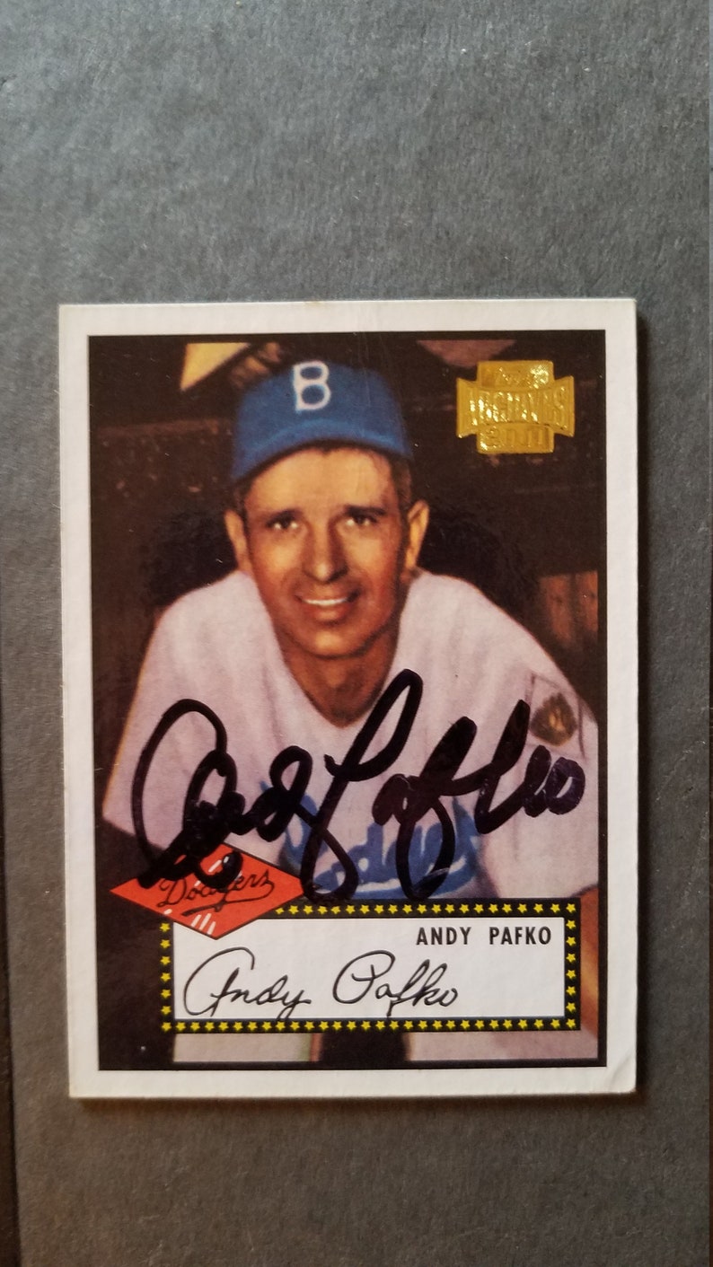Andy Pafko autograph!!