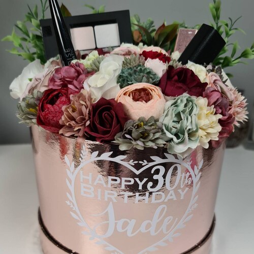 Personalised Makeup Bouquet Makeup Gift Set 21st Birthday Etsy UK