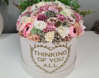 Artificial Floral Bouquet, Grandmother birthday gift, Bereavement Flowers, Mum Gift, Unique Birthday Gifts, Gift for her, Mothers Day Gift