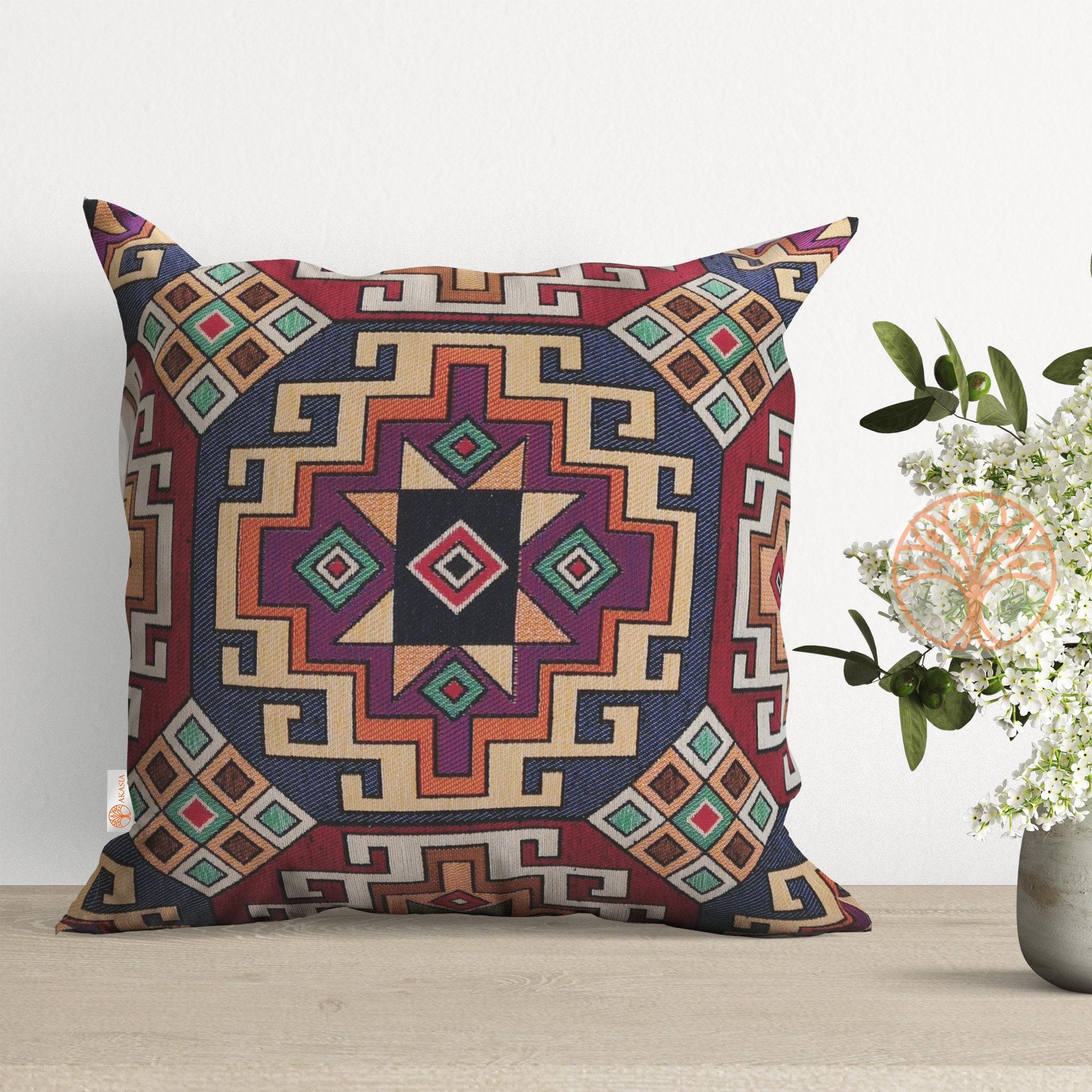Rug Design Tapestry Pillow Cover|southwestern Cushion Case|belgian