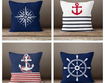 nautical bed pillows