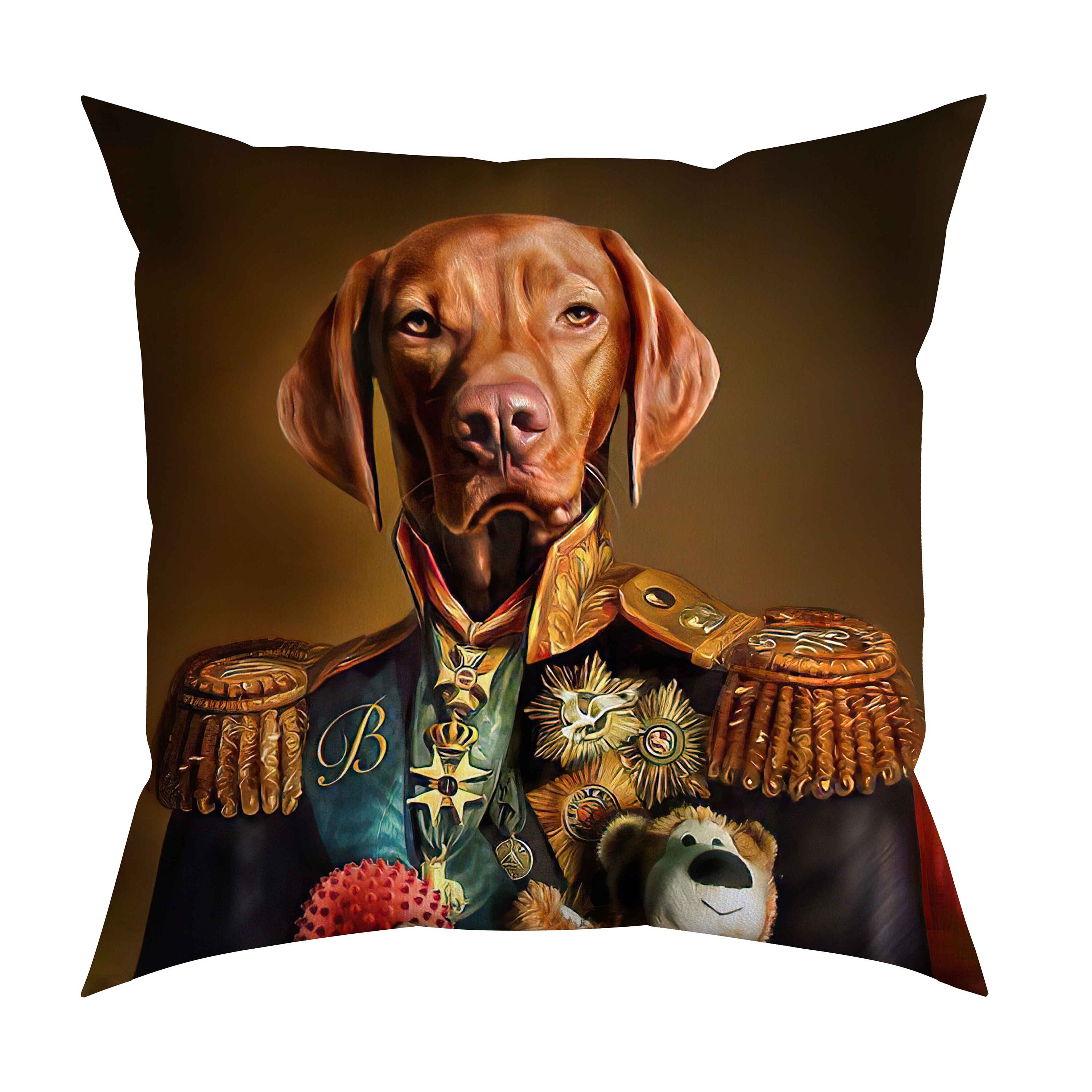 Housse de Coussin Chien Drôle