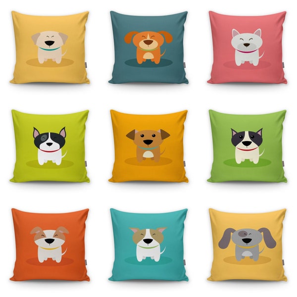 Dog Throw Pillows Etsy