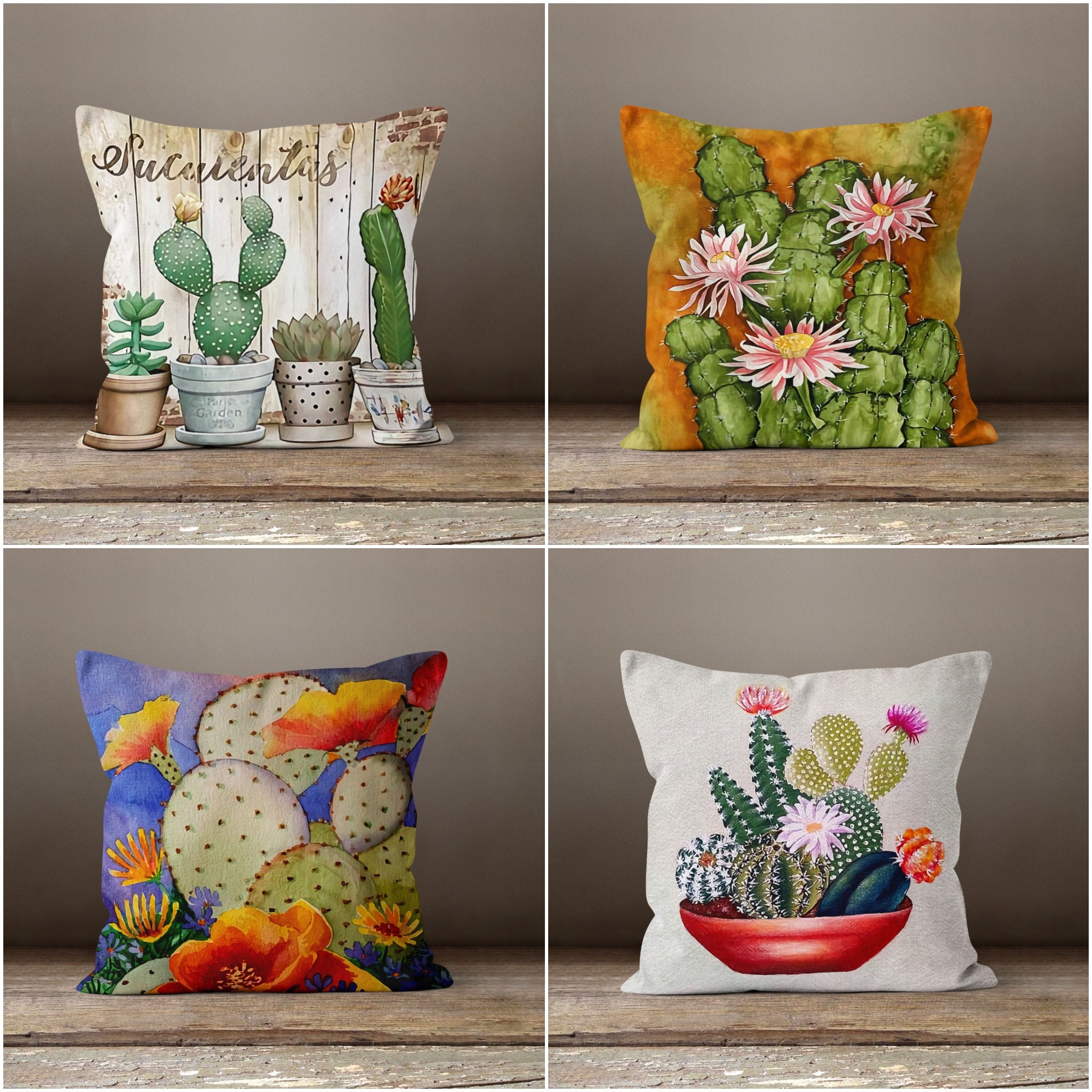 Cute Boho Style Decorative Throw Pillow Covers With Handmade 10