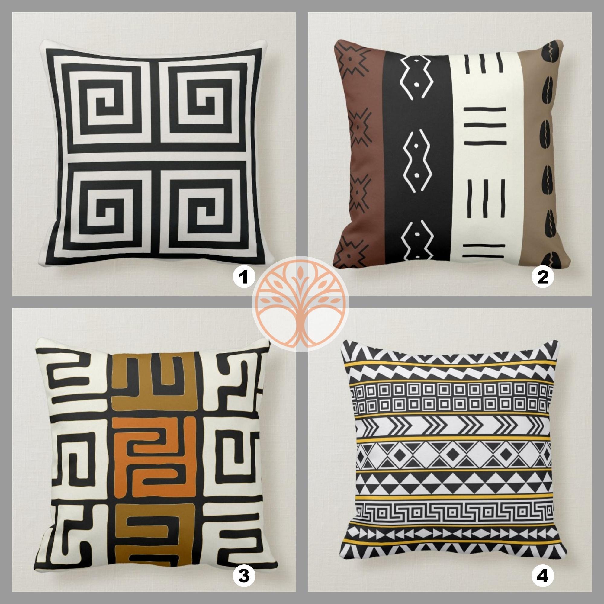 Geometric Pillow Caseblack Square Aztec Pillow Coversouthwestern Cushion Casedecorative Boho Bedding Home Decorhousewarming Pillow Top Etsy Canada