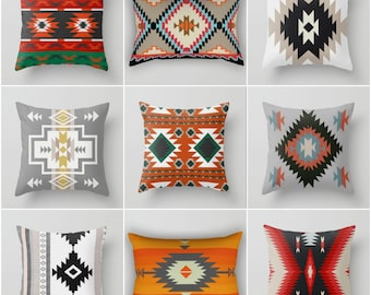 aztec couch pillows