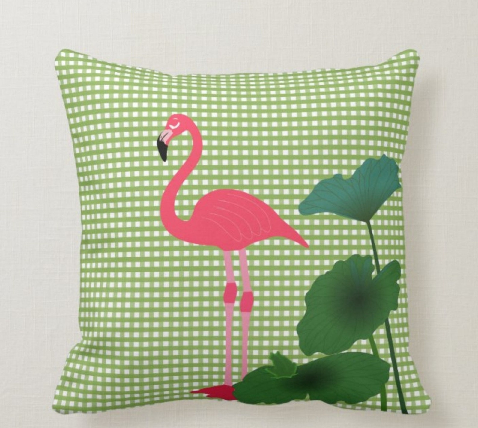Flamingo Pillow Coveranimals Throw Pillow Casedecorative Etsy