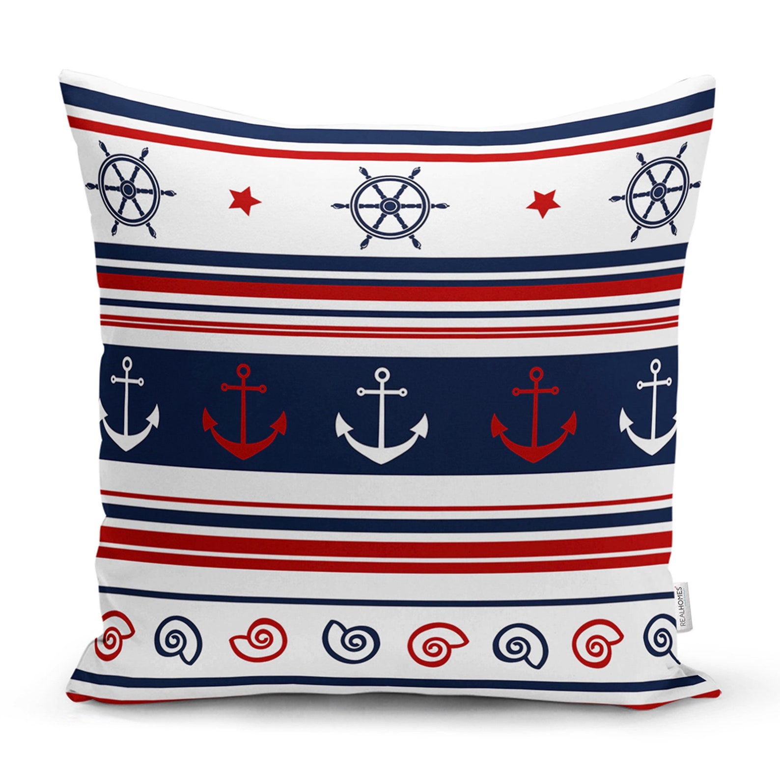 Nautical Pillow CaseNavy Anchor Pillow CoverDecorative Yacht Etsy
