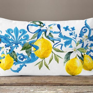 Lemons Pillow Coverdecorative Authentic Lemon Tree Topiary Cushion ...
