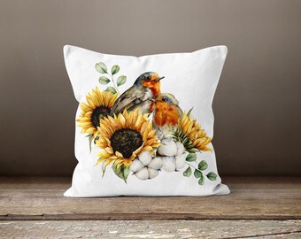 Sunflower outdoor throw pillows cheap