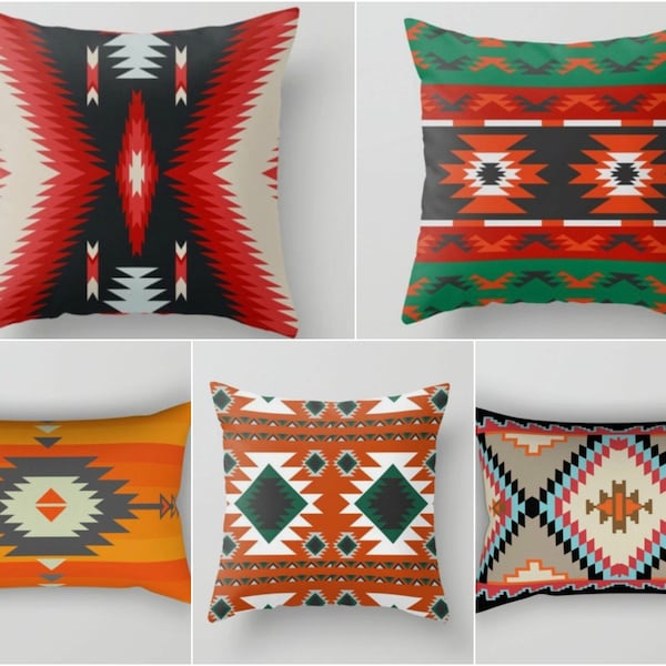 Aztec Pillow Cover Etsy
