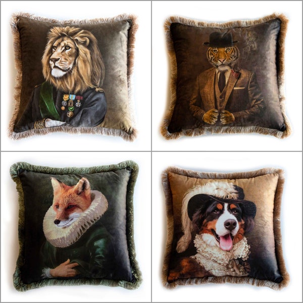 Lion Pillow Etsy