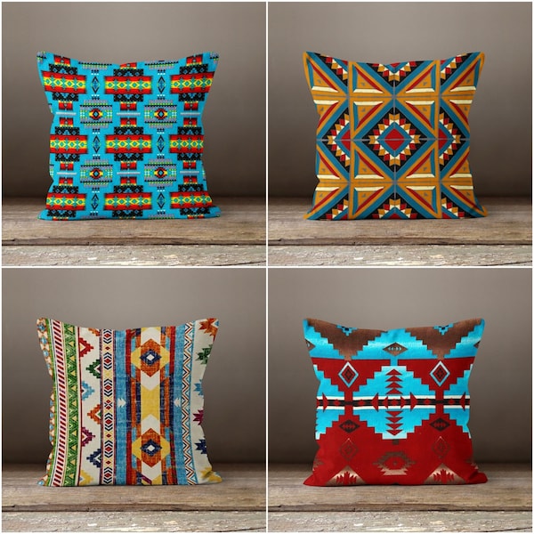 Aztec Pillow Covers Etsy