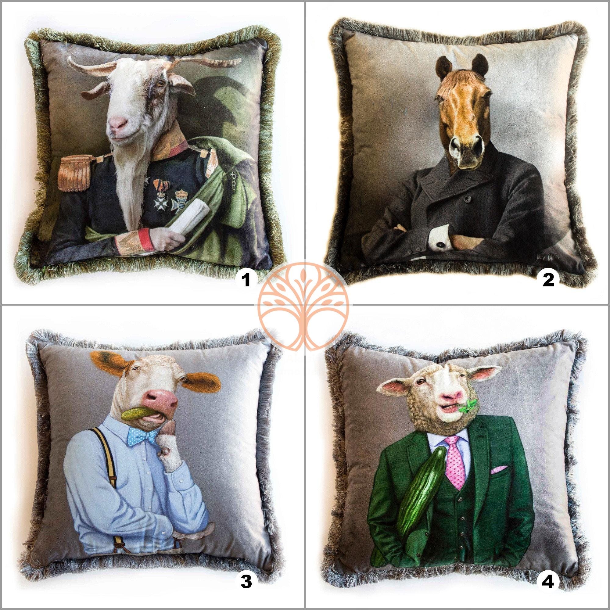 Goat pillow case discount