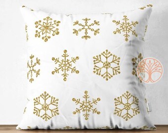 Snowflake outdoor pillows hotsell