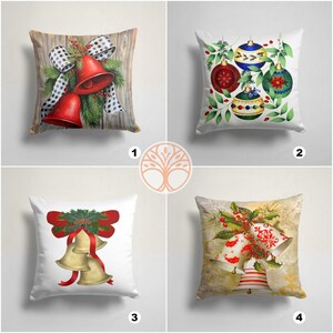 Federa per cuscino natalizio/Federe per cuscino a forma di campana natalizia/Federe per cuscino con tendenza invernale/Decorazioni natalizie per la casa/Idee regalo di Natale/Decorazioni regalo di Natale
