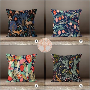 Christmas Pillow Cover|Xmas Ornaments Home Decor|Winter Trend Pillow Case|Deer Home Decor|Housewarming Throw Pillow|Decorative Winter Pillow