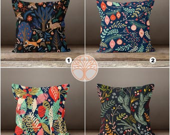 Christmas Pillow Cover|Xmas Ornaments Home Decor|Winter Trend Pillow Case|Deer Home Decor|Housewarming Throw Pillow|Decorative Winter Pillow