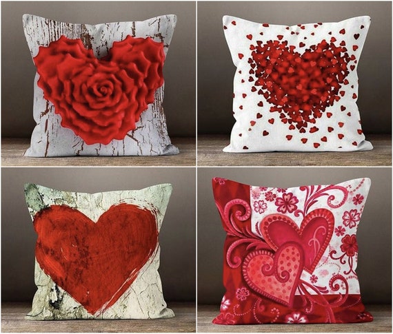 Valentine's Day Pillow Cover Love Cushion Case -  Denmark