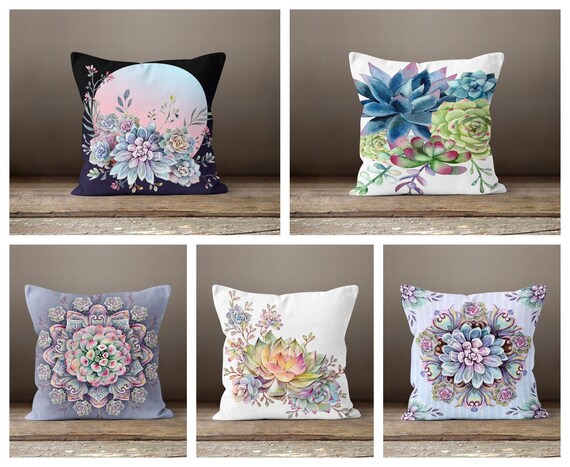 Blumen Kaktus Kissenbezug|Kaktus Kissenbezug|Dekorativer Kissenbezug|Boho  Bettwsche Dekor|Einweihungsparty Kissenbezug|Kaktus Kissenbezug - Etsy.de