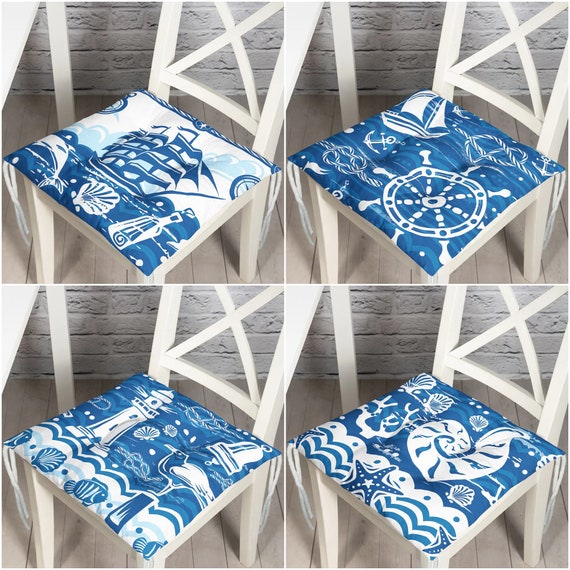 Nautical seat pads new arrivals