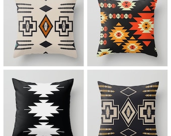 aztec print pillows