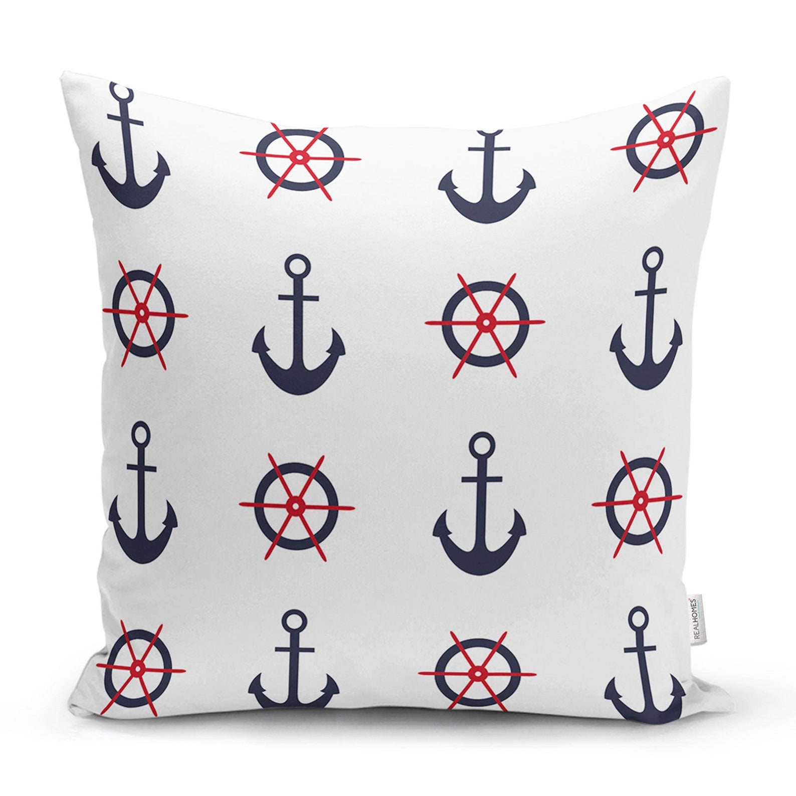 Nautical Pillow CaseNavy Anchor Pillow CoverDecorative Yacht Etsy