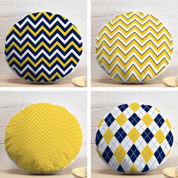 Circle Pillow Etsy