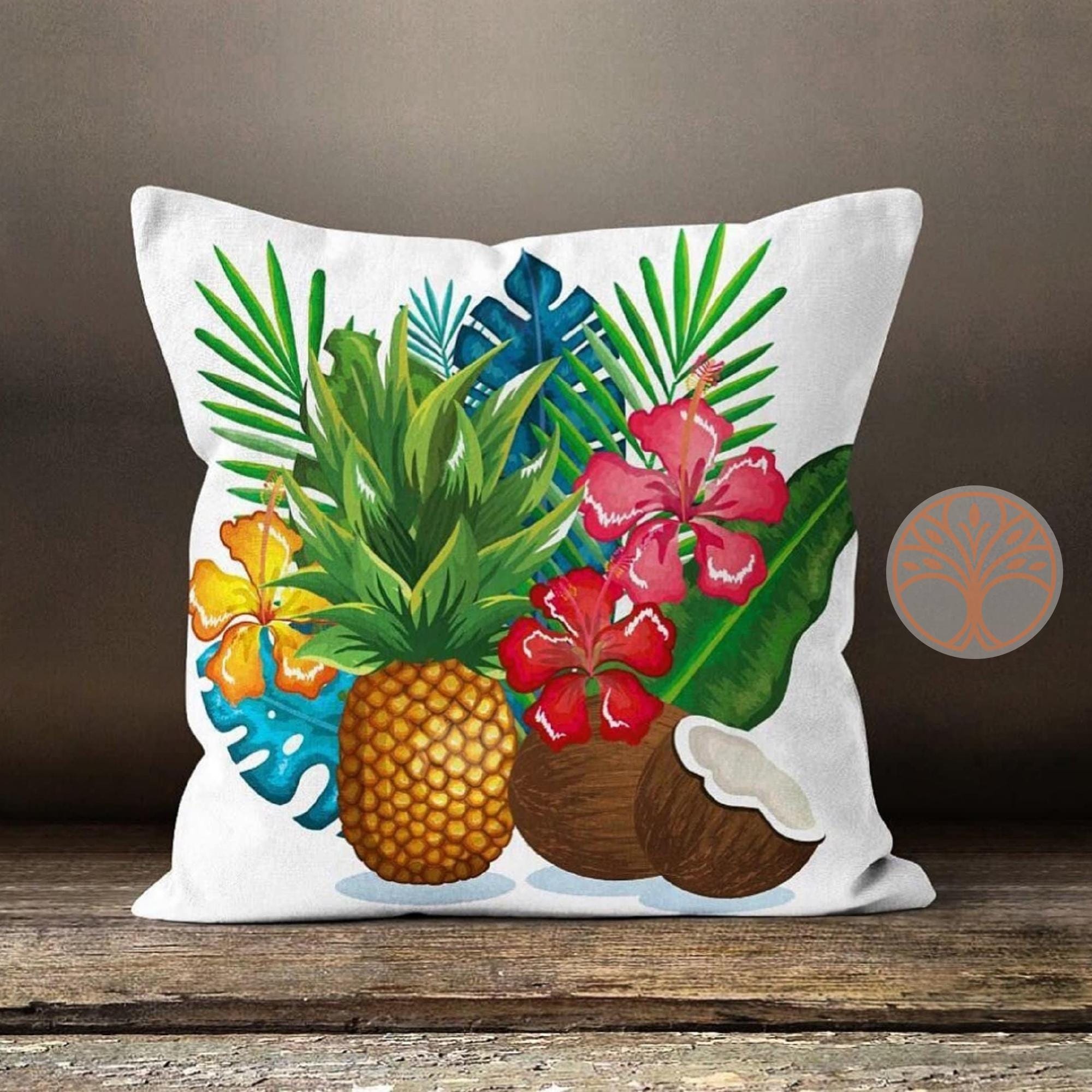 Pineapple Pillow Coverfruit Cushion Casedecorative Lumbar Pillow Casetropical Home Decorhousewarming Giftpineapple Throw Pillow Case Etsy