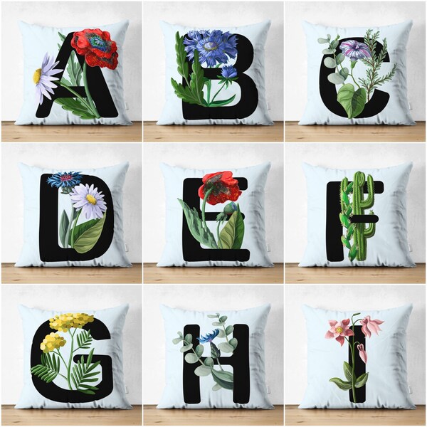 Alphabet Cushion Etsy