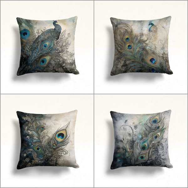 Peacock Bedding Etsy