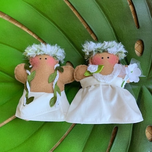 Recém-casados havaianos (noivo ou noiva)